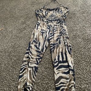 Fashion to Figure Jungle Themed Jumpsuit